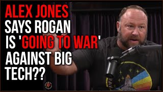 Alex Jones Says Joe Rogan's Going To War Over Censorship, Rogan Calls Tim To Clear Up Fake News