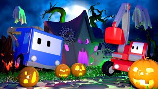 Комната страха: Хэллоуин - малыши грузовички 👶 Обучающий мультфильм для детей