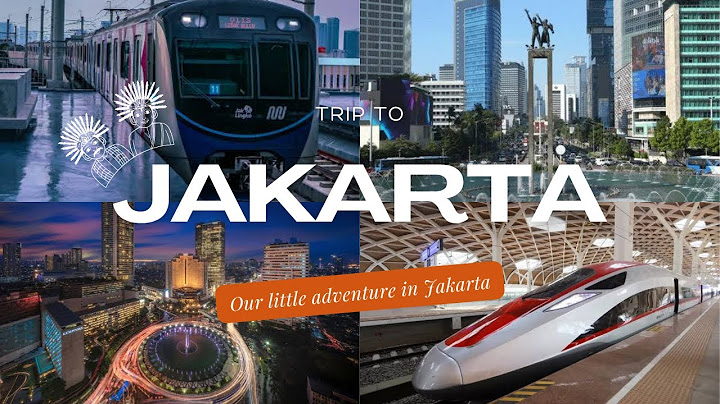 Pertama kali naik MRT Jakarta, jalan-jalan di Bundaran Hi & coba naik kereta cepat Whoosh