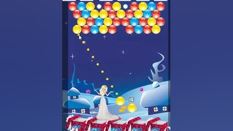 Frozen bubble shooter game