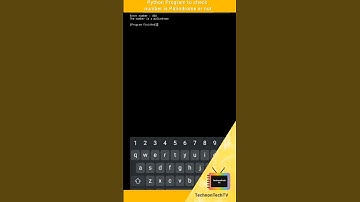 Python Program to check if a number is Palindrome or not| Python Program asked in interviews #shorts