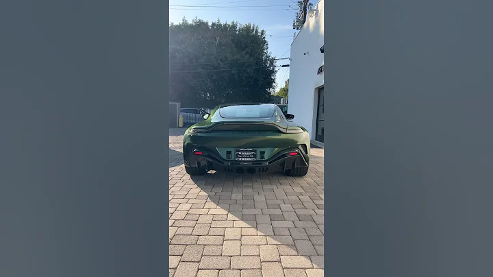 INSANELY LOUD $400k+ Aston Martin V12 Vantage 1 of 1! #astonmartin #supercars