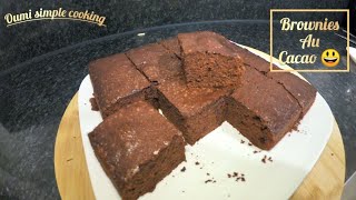 Brownies au cacao 😃!! براونيز الكاكاو  @oumisimplecooking