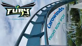 Fury 325 On-Ride Front Row 4K POV at Carowinds May 2026! Riding The World's BIGGEST Giga Coaster