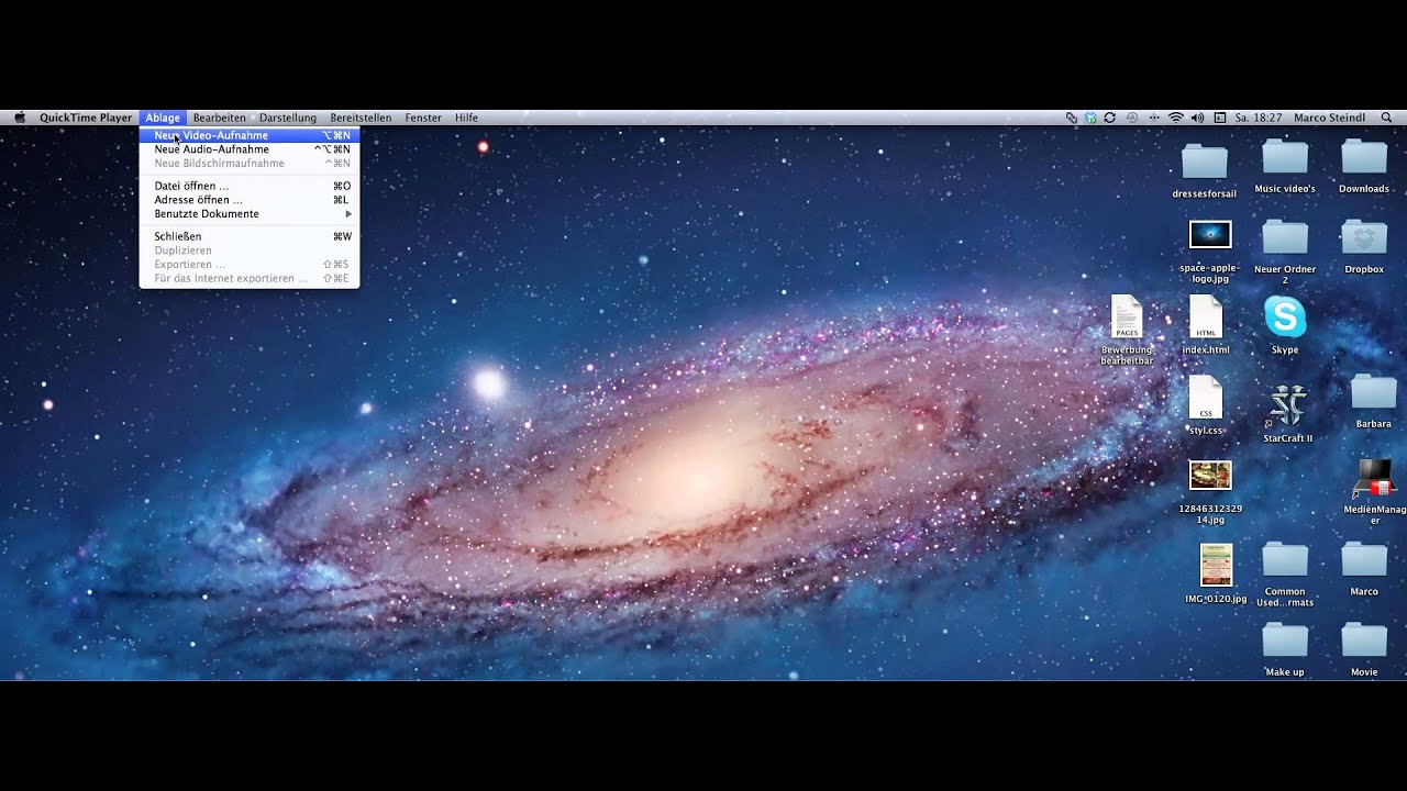 Wie man den Bildschirm filmt MAC - YouTube