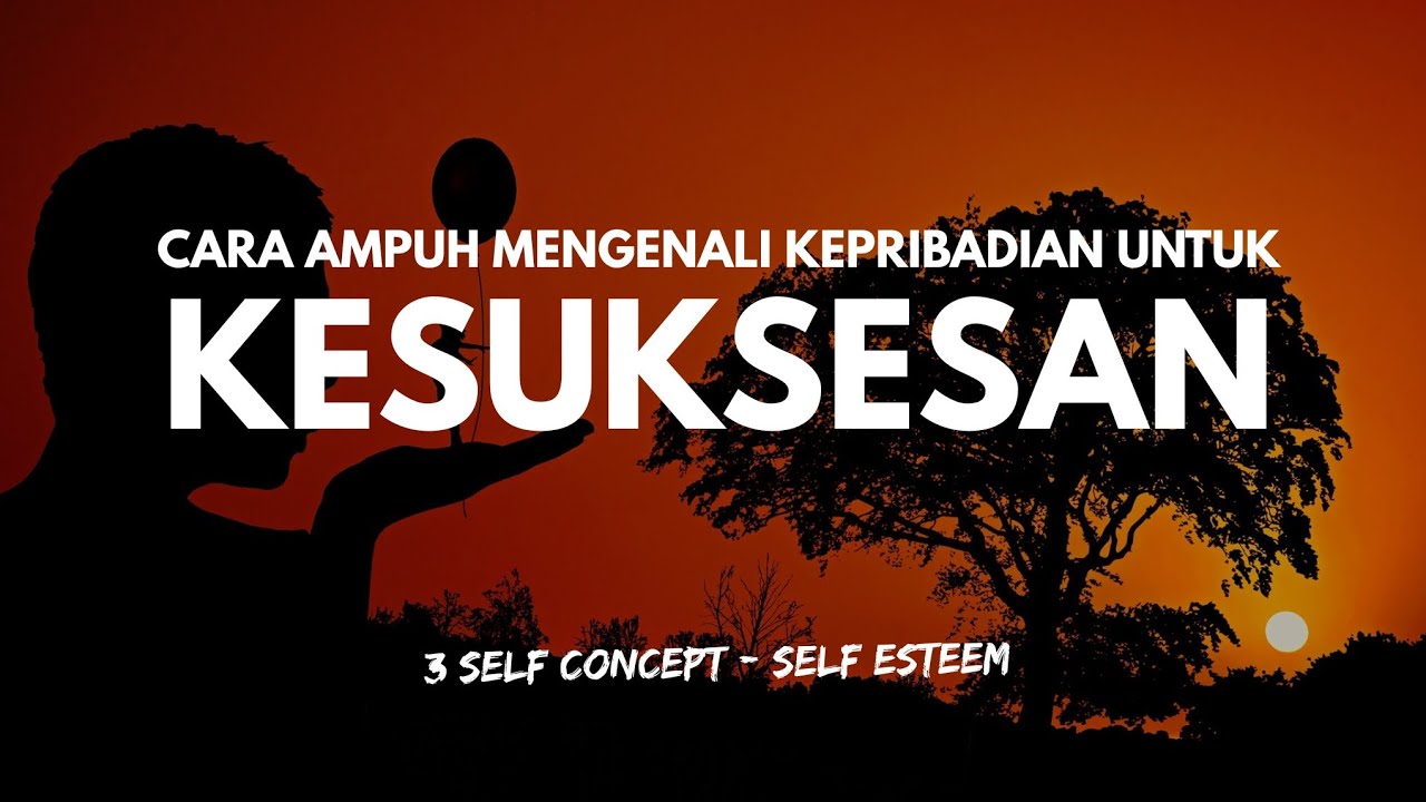 Self Esteem - Konsep Cara Mengenal Diri dan Kepribadian untuk Kesuksesan Self Concept 3
