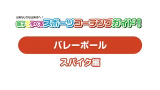 親子で学べるスポーツコーチングガイド　バレーボール　スパイク編