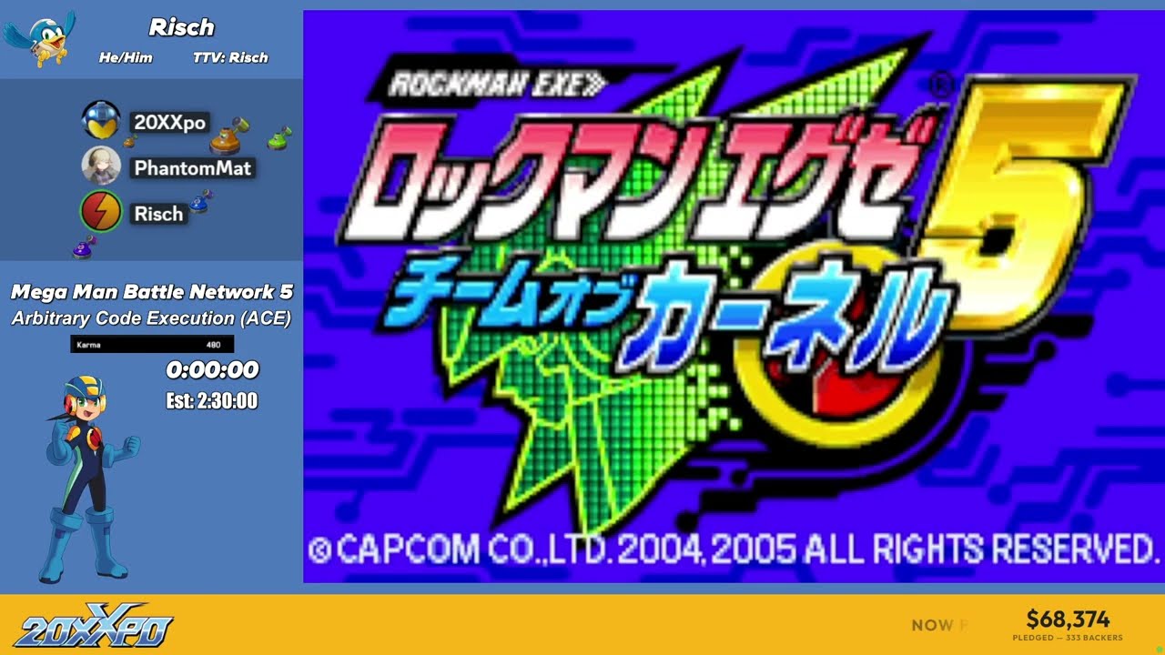 ゼロ Mega Man Battle Network 5 - ACE w/ Risch - Mega May - YouTube