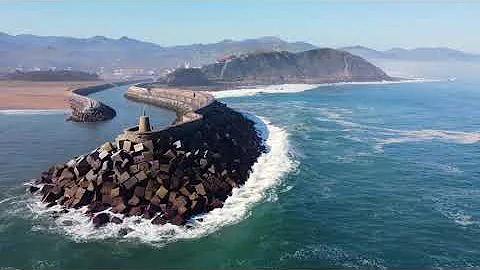 Olas en Zumaia