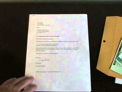 Video: Přijímá IRS certifikovanou poštu?