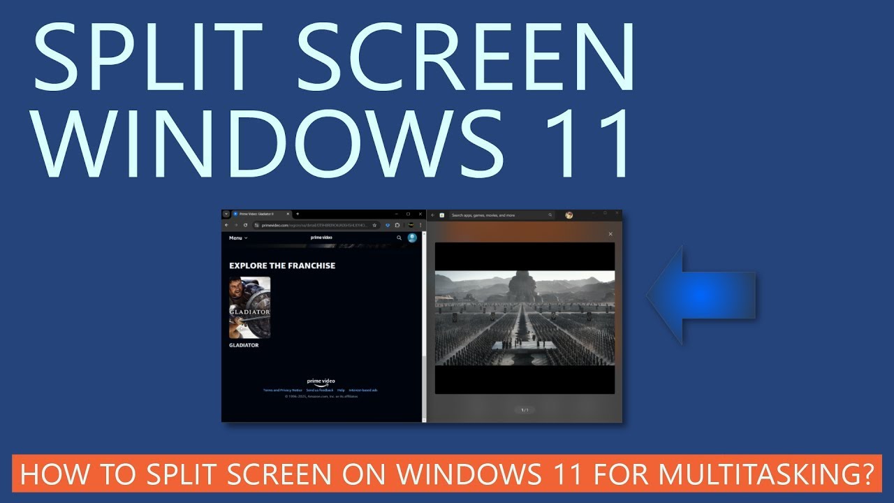 How To Split Your Windows 11 Screen Drag and drop split screen options