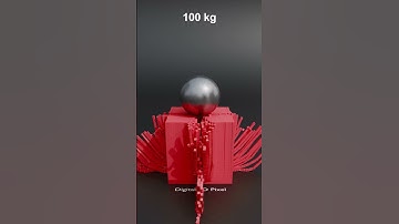 Wait For 100,000 KG Impact! | Ball Drop on Cubes | Satisfying Loop Animation
