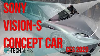 [CES 2020] Sony's Vision-S Concept Car Makes A Splash at CES