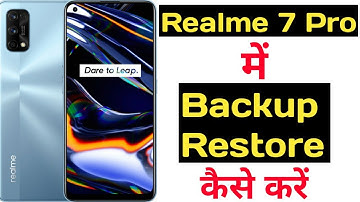 How to backup and restore data in realme 7 pro||Realme 7 pro me data backup aur restore kaise kare||