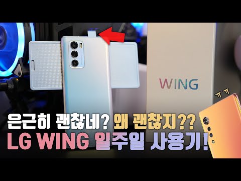   거짓말 아니고 벨벳보단 200배 좋습니다 LG WING 일주일 사용기 근데 왜 돌려야해