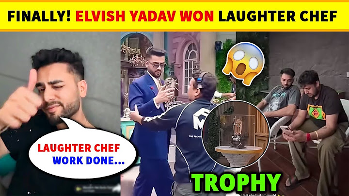 WORK DONE👍🏻- Elvish Yadav Won Laughter Chef Trophy🏆 CONFIRM ✅ Lakshya & Dineshbhai