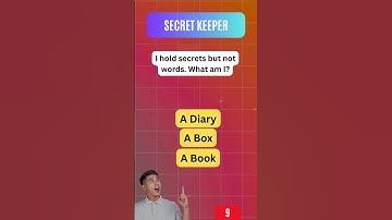 Secret Keeper - Only Geniuses Can Solve This Riddle! 🧠✨ #puzzles #brainteaser #brainteasing