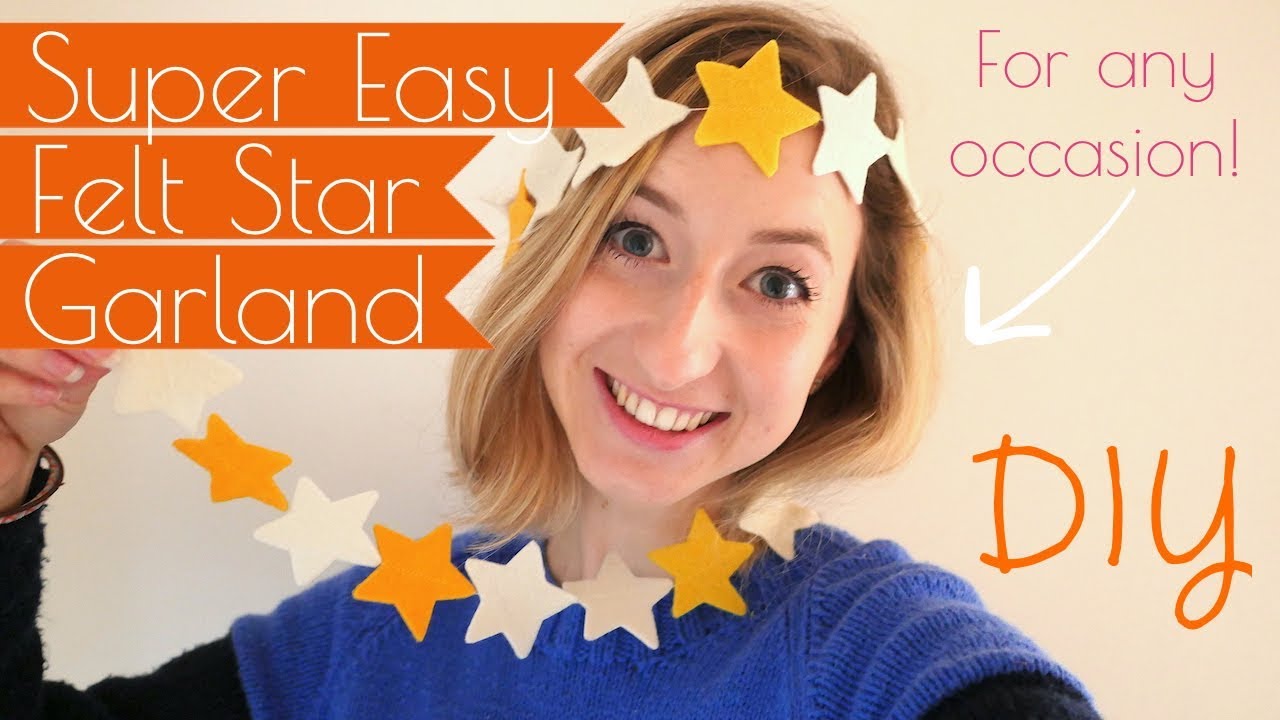 DIY: Felt Star Garland - Luloveshandmade