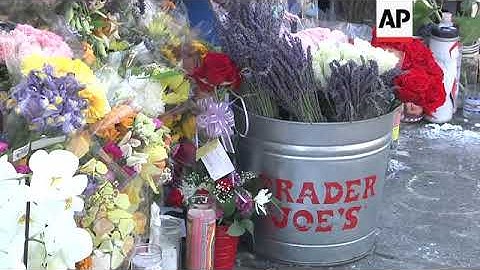 Memorial for Employee Grows Outside Trader Joe