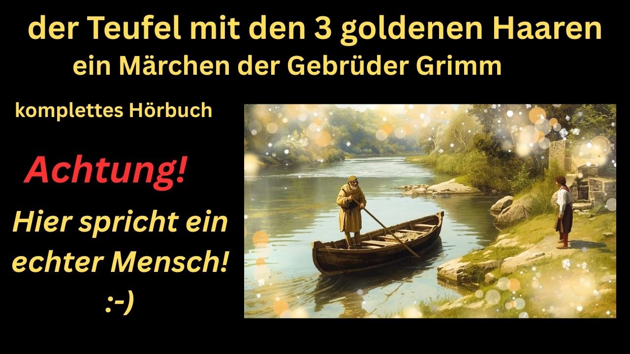der Teufel mit den 3 goldenen Haaren, ein Märchen der Gebrüder Grimm