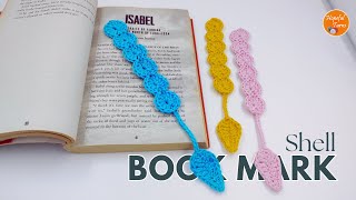 Easy Crochet Bookmark - Shell Bookmark Pattern for Beginners | Great gift for Book Lovers & Teachers by Hopeful Turns 13,730 views 9 months ago 14 minutes, 4 seconds