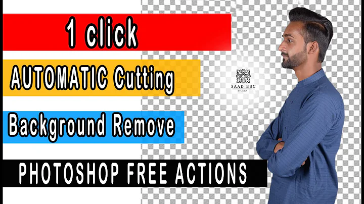 photoshop tutorials for beginners free Automatic cutting background Remove Actions