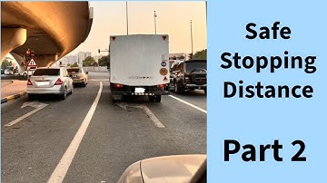 Safe Stopping distance - Part 2 | Sajid | English | Survival Driving
