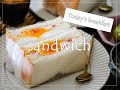 【15分で作る朝ごはん】ハムたまごサンドイッチとコンソメスープ