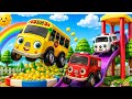 “Wheels on the Bus | Fun Nursery Rhyme for Kids with Sing Along & Colorful Animation!”