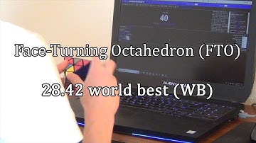 Face Turning Octahedron in 28.42 Seconds (Former World Best)