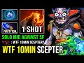 WTF 10Min Scepter Solo Mid Lion Against SF 1 Shot AOE Burst Max Stack Finger Counter Anyone Dota 2