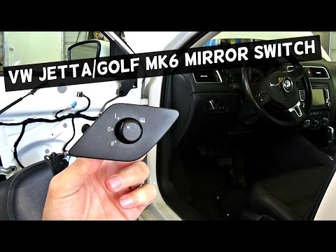 VW JETTA MK6 POWER MIRROR SWITCH REMOVAL REPLACEMENT | VW GOLF MK6