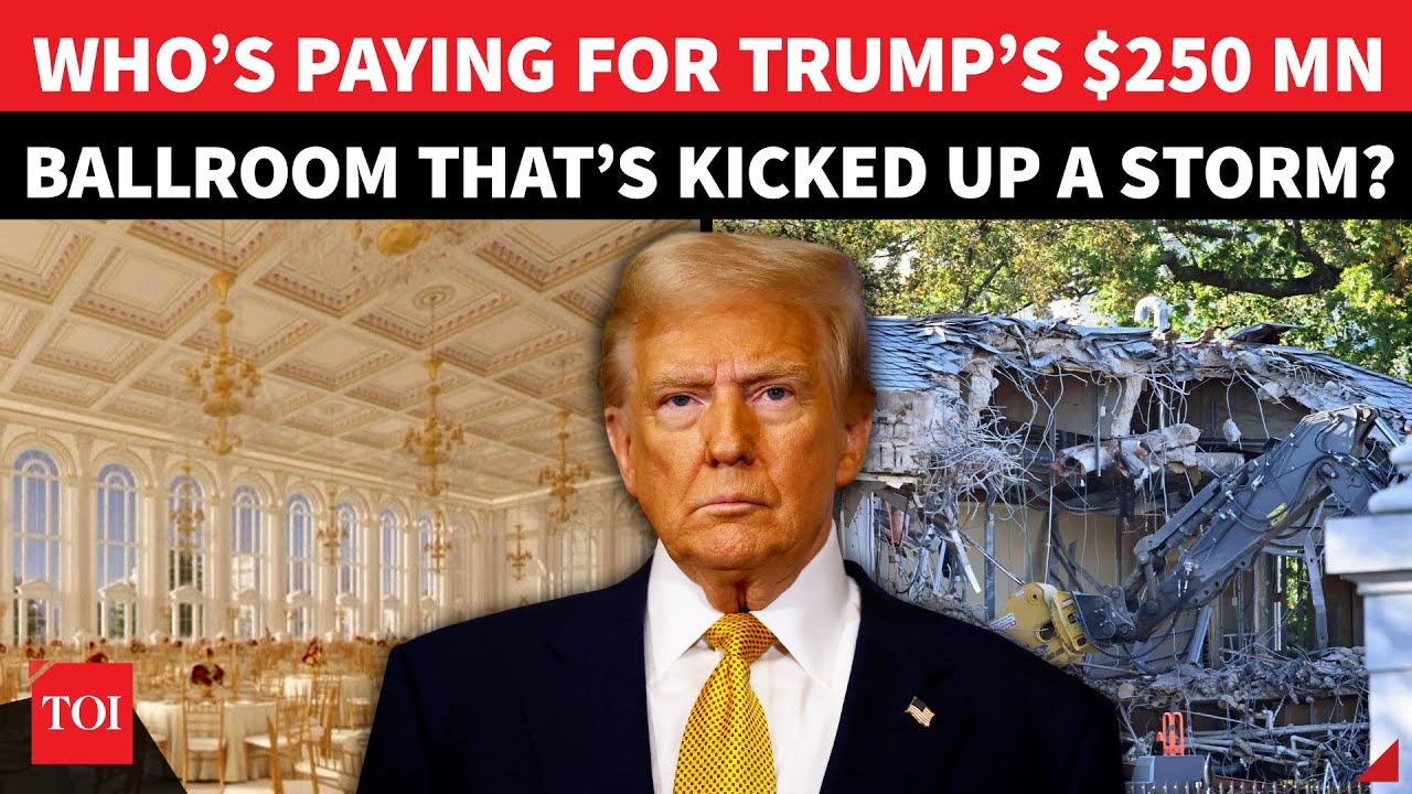 Revealed: Full Donors List For Trump’s $300 Mn White House Ballroom Amid East Wing Demolition Row