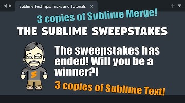 The Sublime Sweepstakes: Upcoming LIVE Prize draw!!