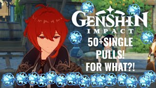 Genshin Impact - 50+ Single Pulls! Better Than Multi-Pulls?