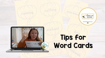 Tips for Word Cards | Emily Gibbons | The Literacy Nest