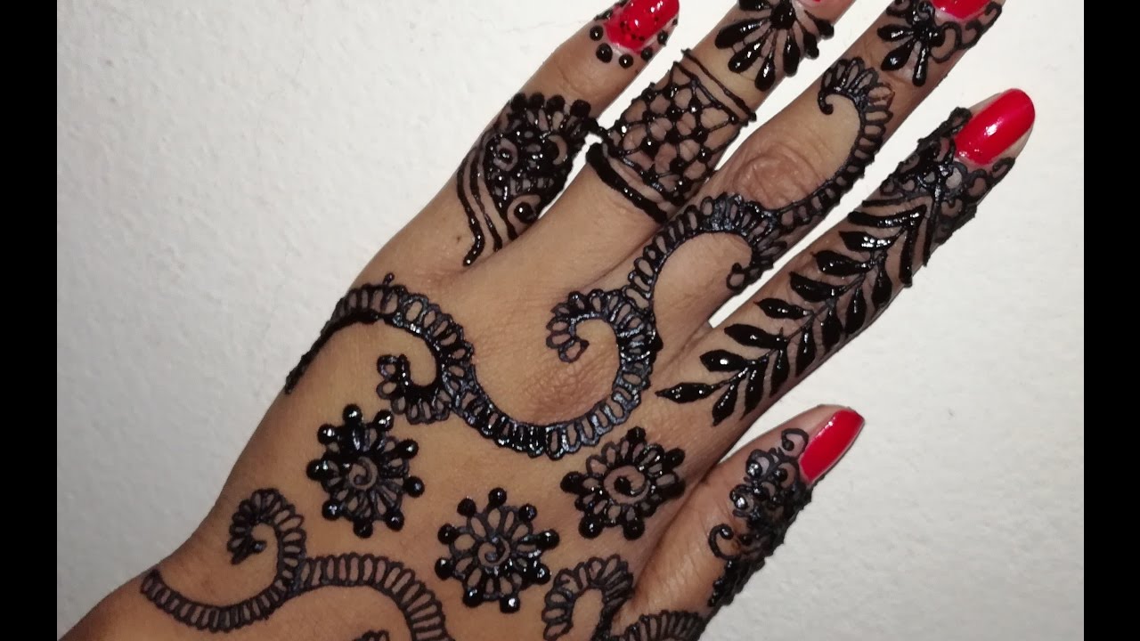 Simple Mehndihenna Design 2017 2018 YouTube