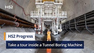 Take a tour inside an HS2 Tunnel Boring Machine