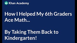 How I Helped My 6th Graders Ace Math... By Taking Them Back to Kindergarten! | Mastery Learning