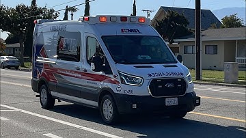 AMR Responding Code 3 For Medical emergency