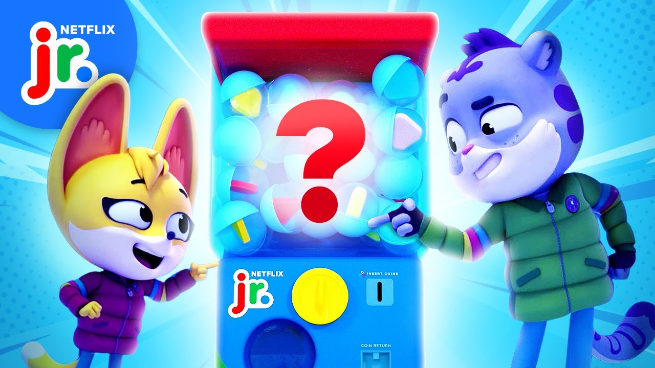 Toy Machine SURPRISE! Collect Prizes from The Creature Cases | Netflix Jr