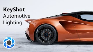 KeyShot Realistic Automotive Lighting in 10 Minutes ( Beginner Tutorial )