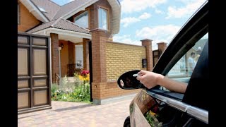 100 % гарантии! Автоматические | Откатные | Распашные | Гаражные ворота с электроприводом в Уфе видео Купить въездные откатные и распашные