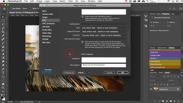 Adding metadata - including Google Images metadata - to photos in Photoshop