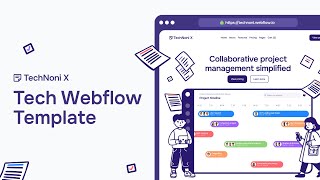 TechNoni X - Tech Webflow Template | BRIX Templates