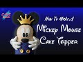 CAKE NATION | How To Make A Mickey Mouse Cake Topper