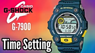 Casio G-Shock G-7900 Time Setting Tutorial | SolimBD | Watch Repair Channel