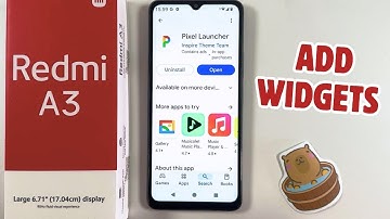 How to Add Widgets on Xiaomi Redmi A3