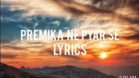 premika ne pyaar se -udit Narayan|feel the music