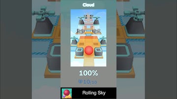 Rolling Sky Tutorial Level - Cloud Soundtrack